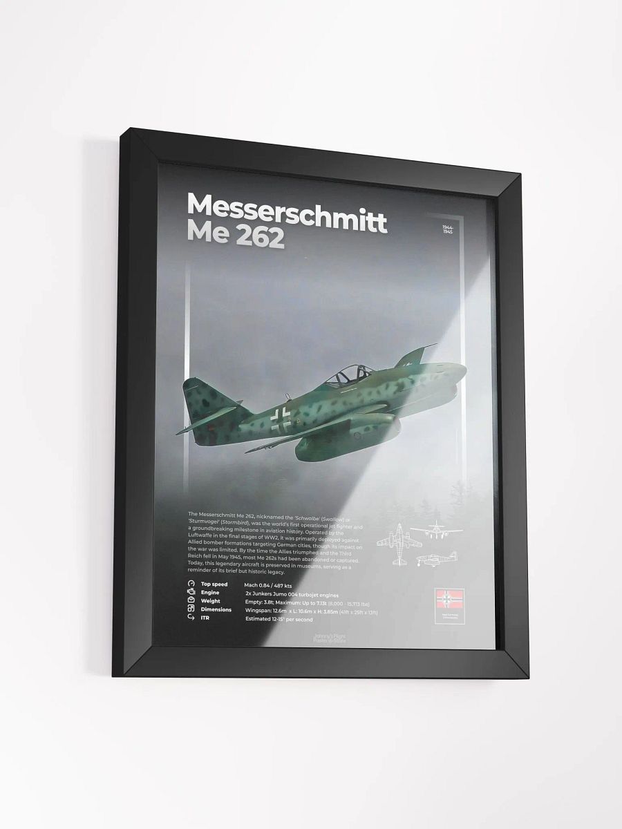Messerschmitt Bf-109 Aviation Spec Poster product image (7)