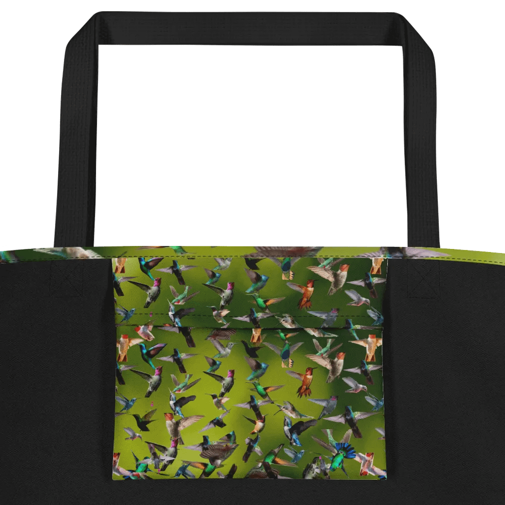hummingbird All-Over Tote Bag for birders moms dads friends product image (2)