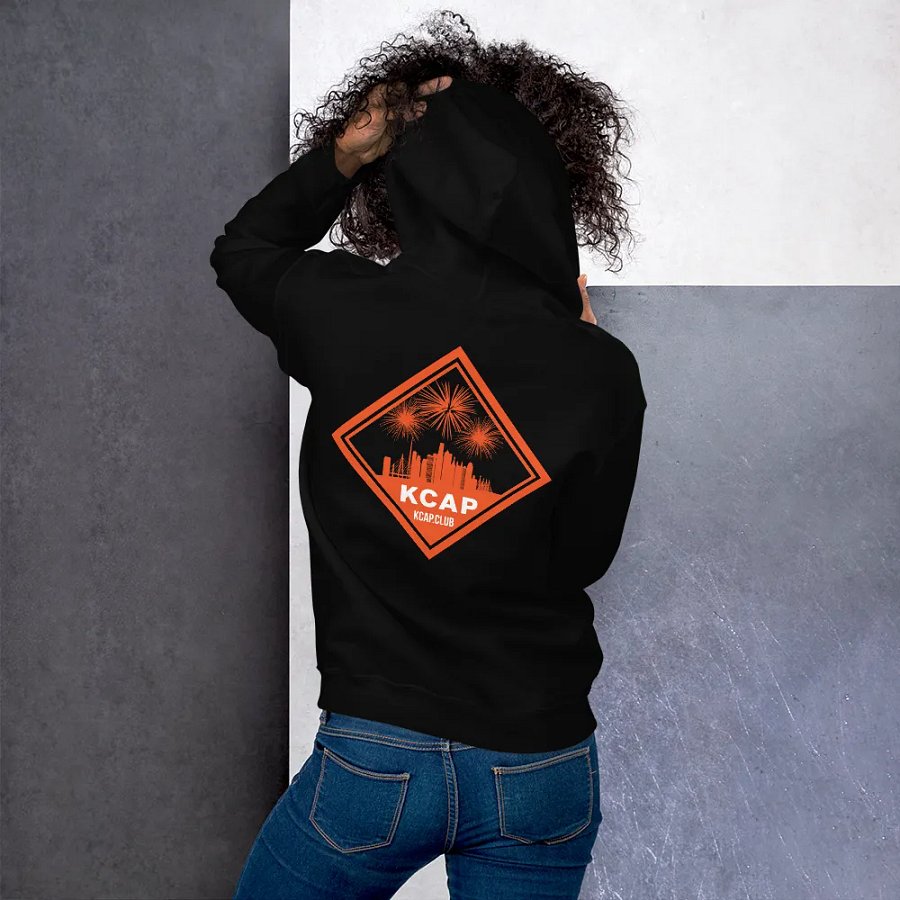 Unisex - Gildan - Hoodie - Orange Logo product image (7)