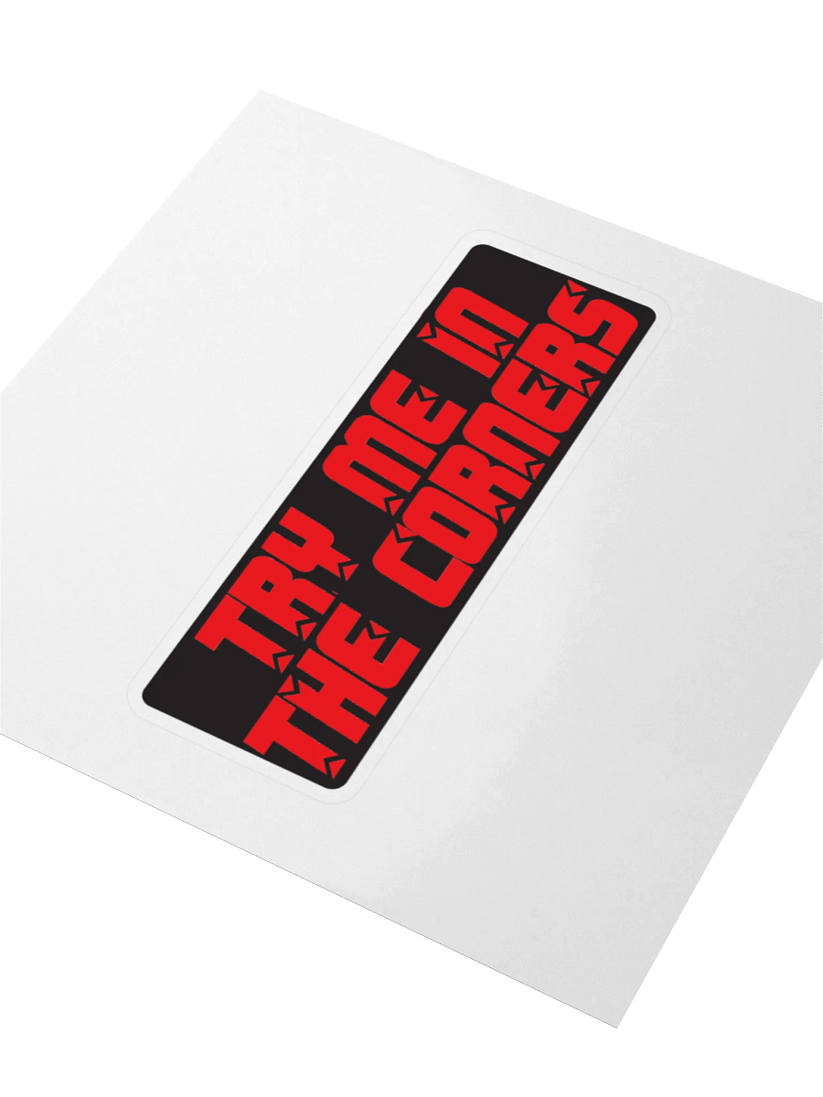 Try Me In The Corners Sticker product image (3)