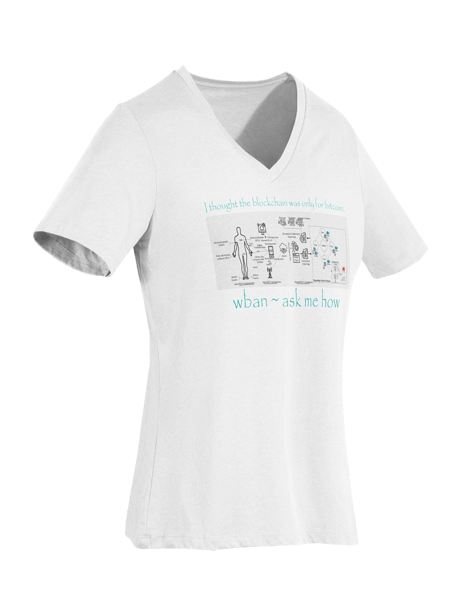 Block Chain isn't just for Bitcoin Vneck Front product image (7)