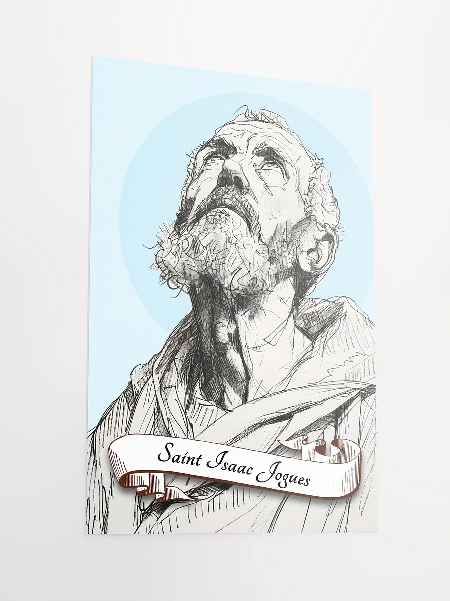Saint Isaac Jogues Patron Saint of North America, Native Americans, Ecologists, Geologists, Matte Poster product image (4)