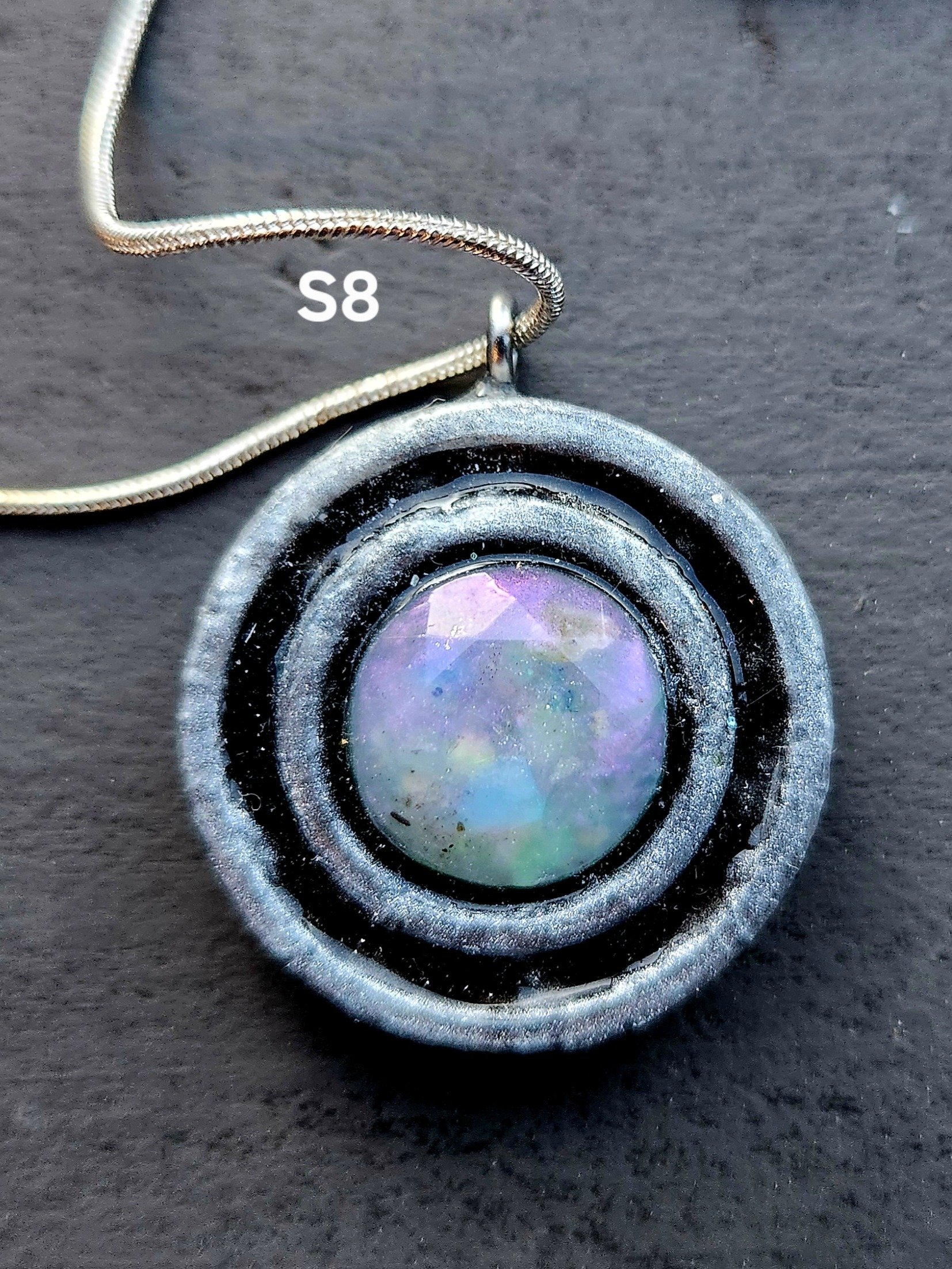 Silver Industrial Jeweled Medalion product image (8)