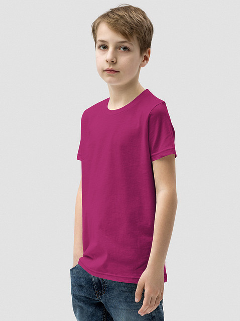 Photo showing Bella+Canvas Youth Short Sleeve T-Shirt