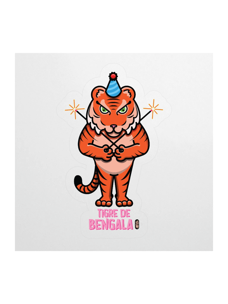 Tigre de Bengala - Sticker (Kiss Cut) product image (1)