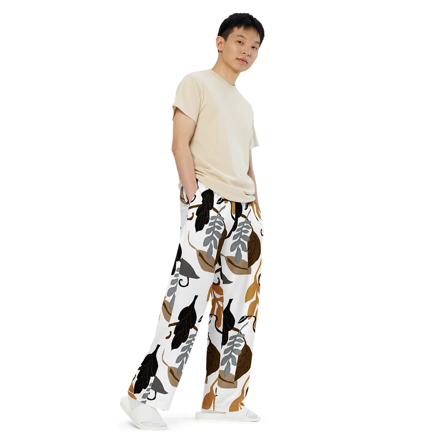 Neutral Leaves Wideleg Pants product image (6)