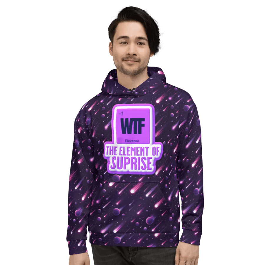 Funny WTF All Over Print Hoodie product image (9)