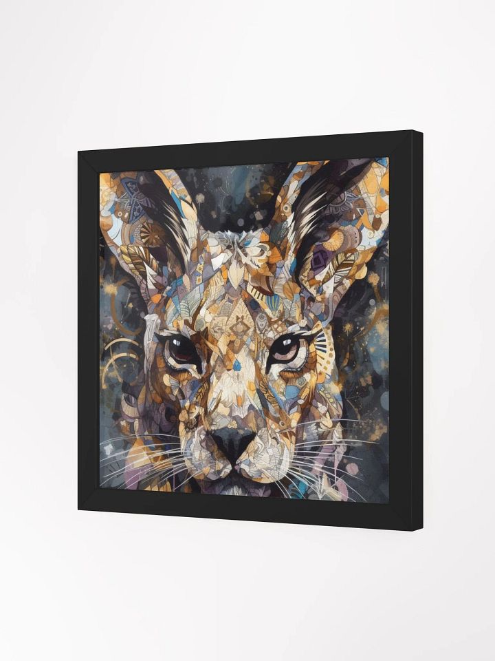 Intricate Kangaroo artwork -Framed Poster Print product image (2)