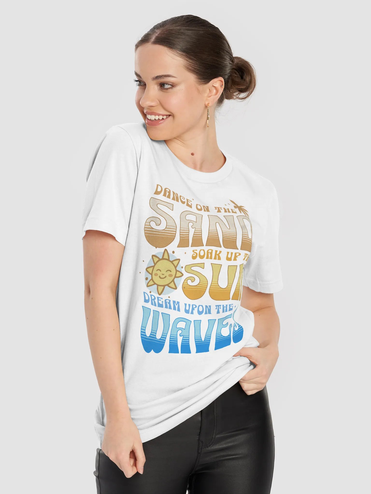 Sand, Sun, Waves, Beach T-Shirt (Beach Collection) product image (3)