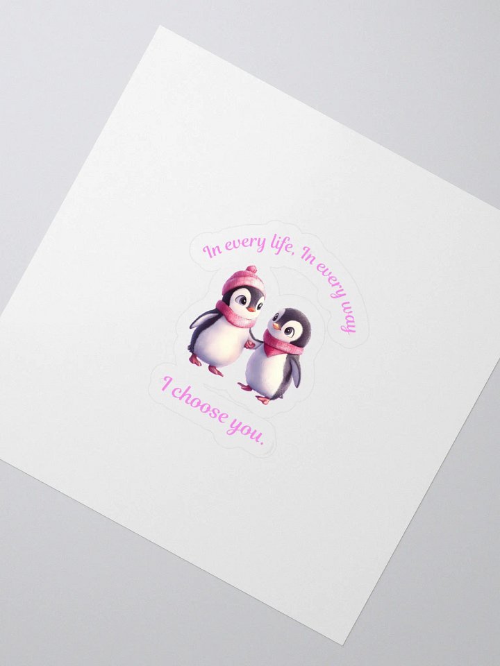 Cute Love Penguin Sticker product image (2)