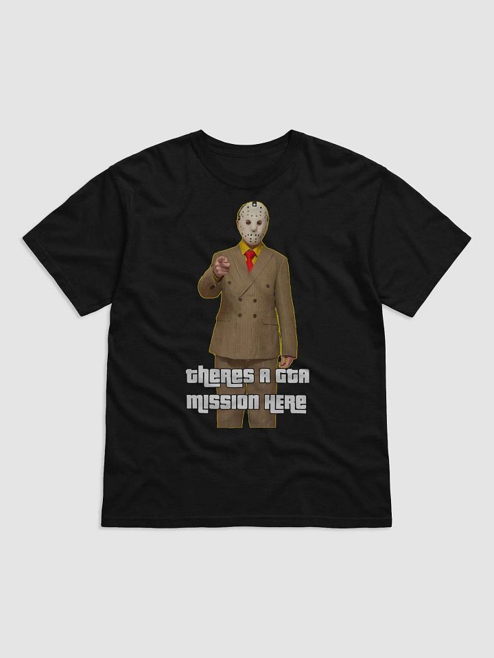 Theres A GTA Mission Here Dyed Heavyweight T-Shirt product image (1)