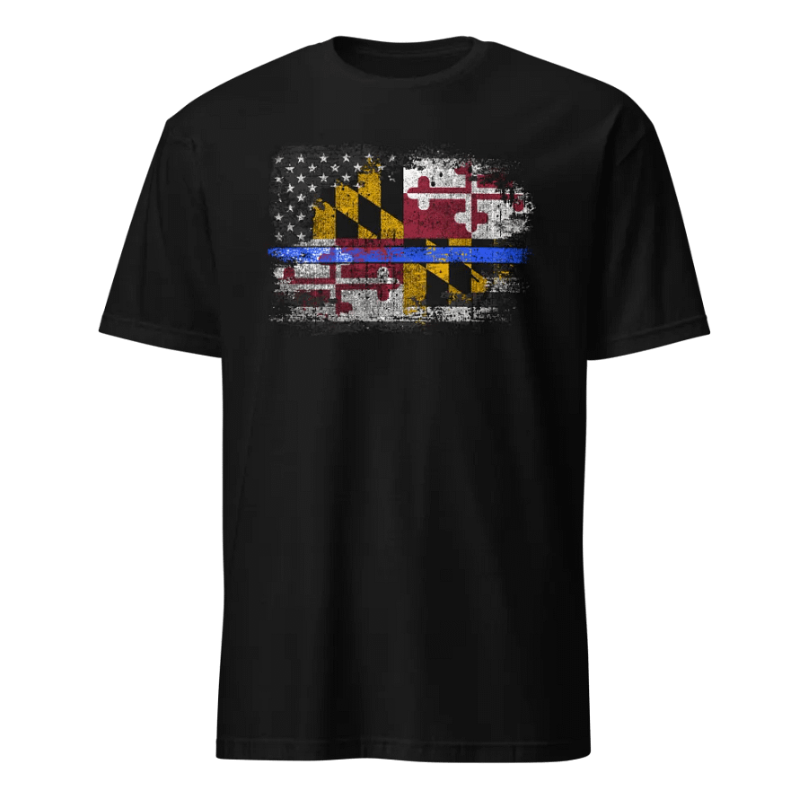 Maryland Thin Blue Line Flag product image (1)