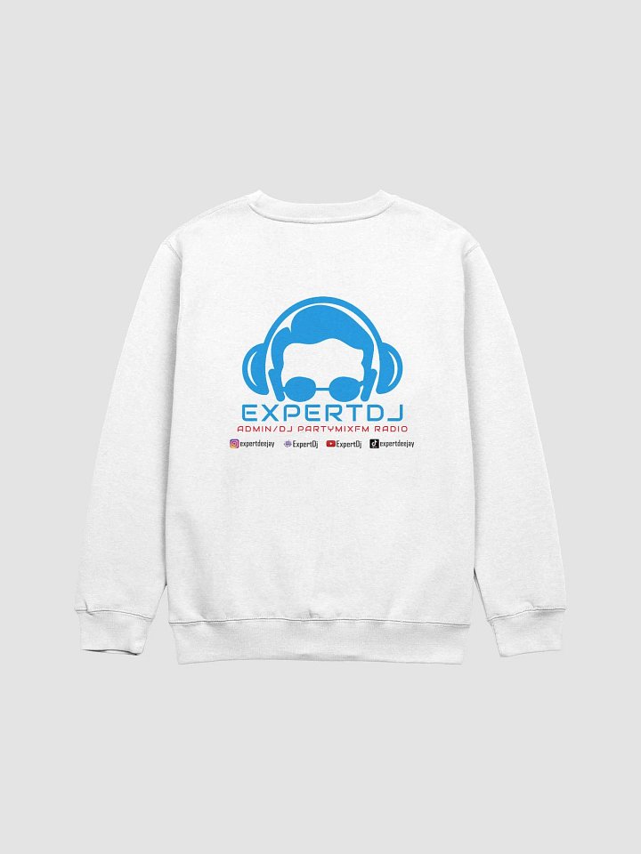 Crewneck Sweatshirt ExpertDj Back Print Type 2 product image (1)