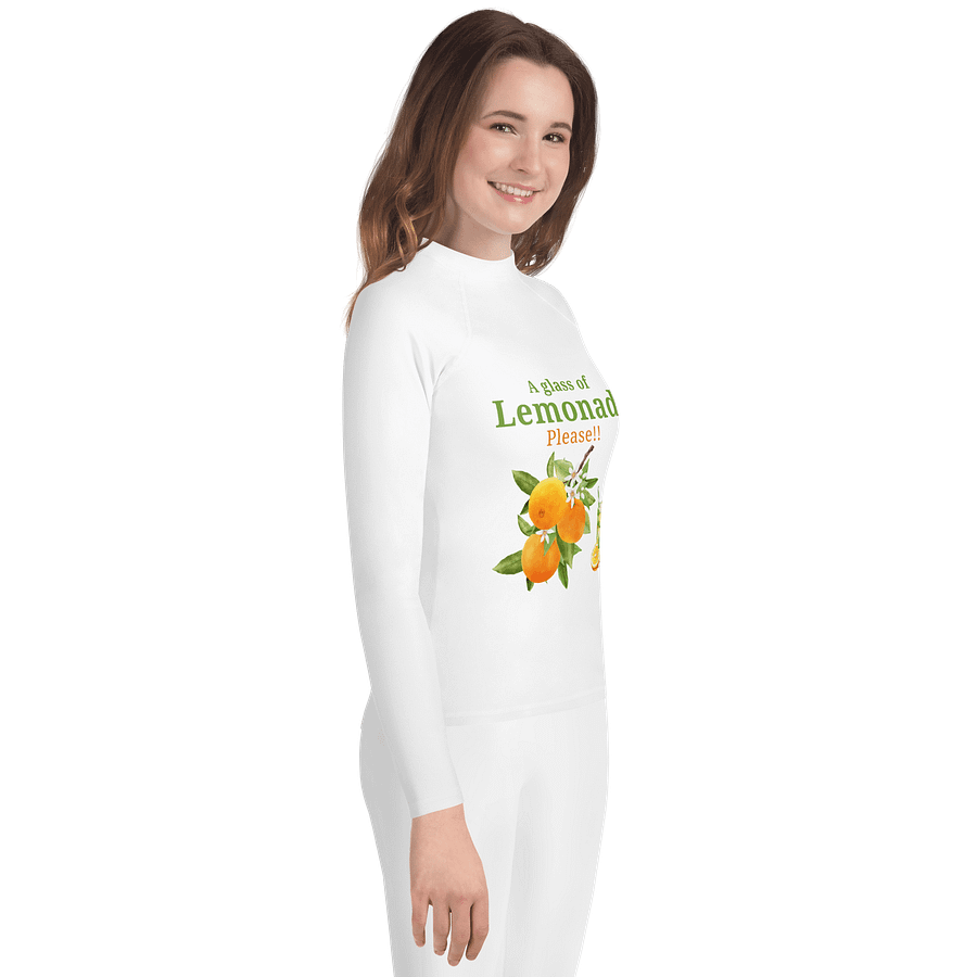Citrus Splash Youth Rash Guard product image (4)