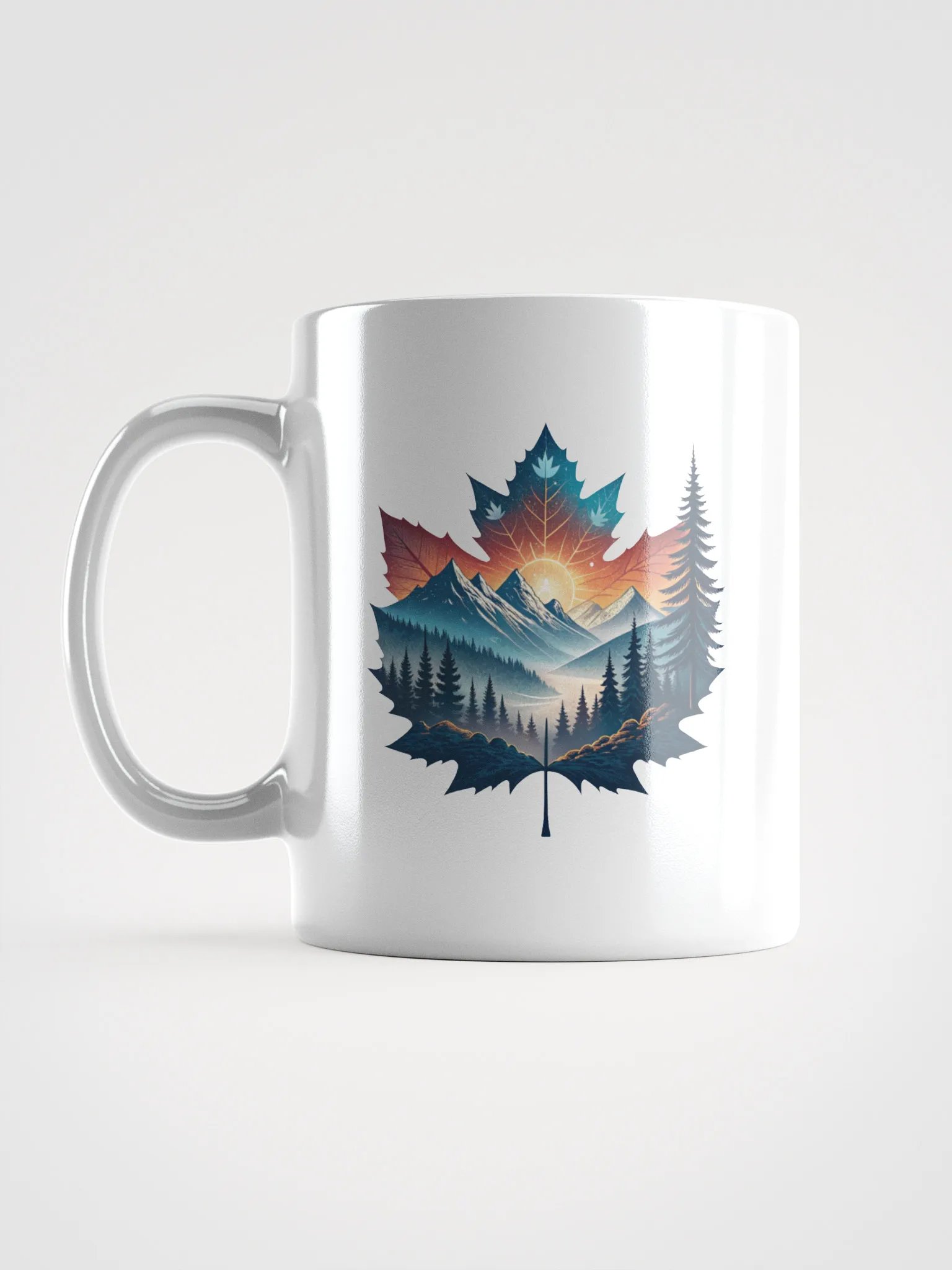 Maple Leaf Sunrise Valley Mug product image (1)