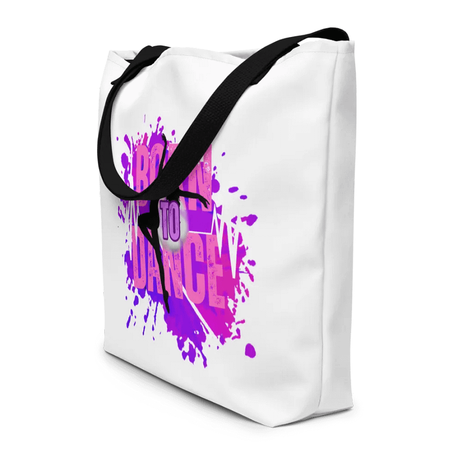 Expressive Born to Dance Her Silhouette All-Over Tote Bag product image (5)