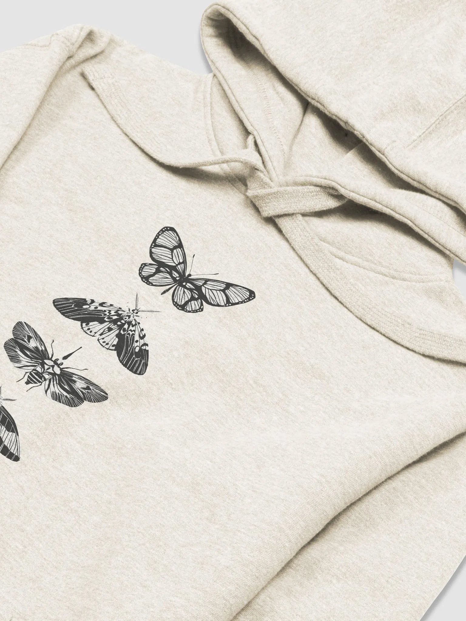 Symmetry and Contrast Butterfly Hoodie product image (3)