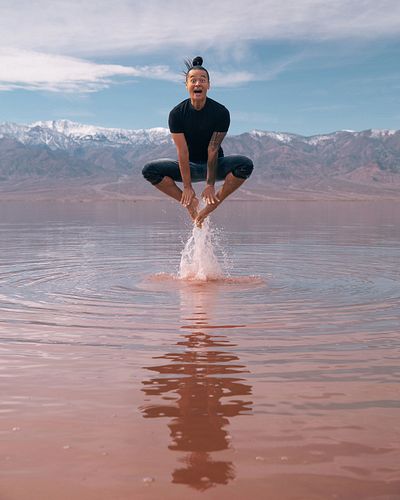 Sad that I didn't get to see the salt flats in Bolivia, but it's cool, we got salt flats at home! Ours are just a lil damp ri...