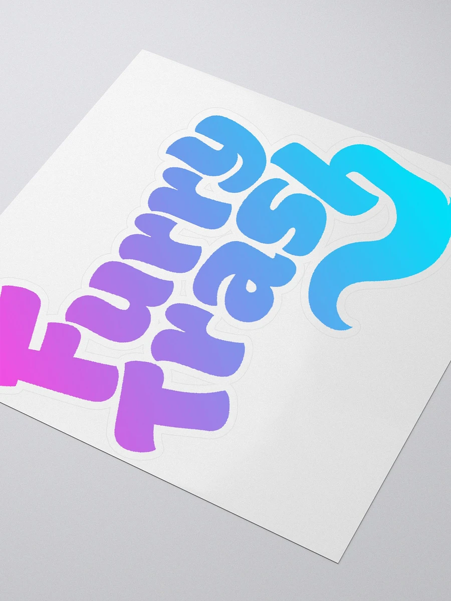 Furry Trash Gradient Sticker product image (3)