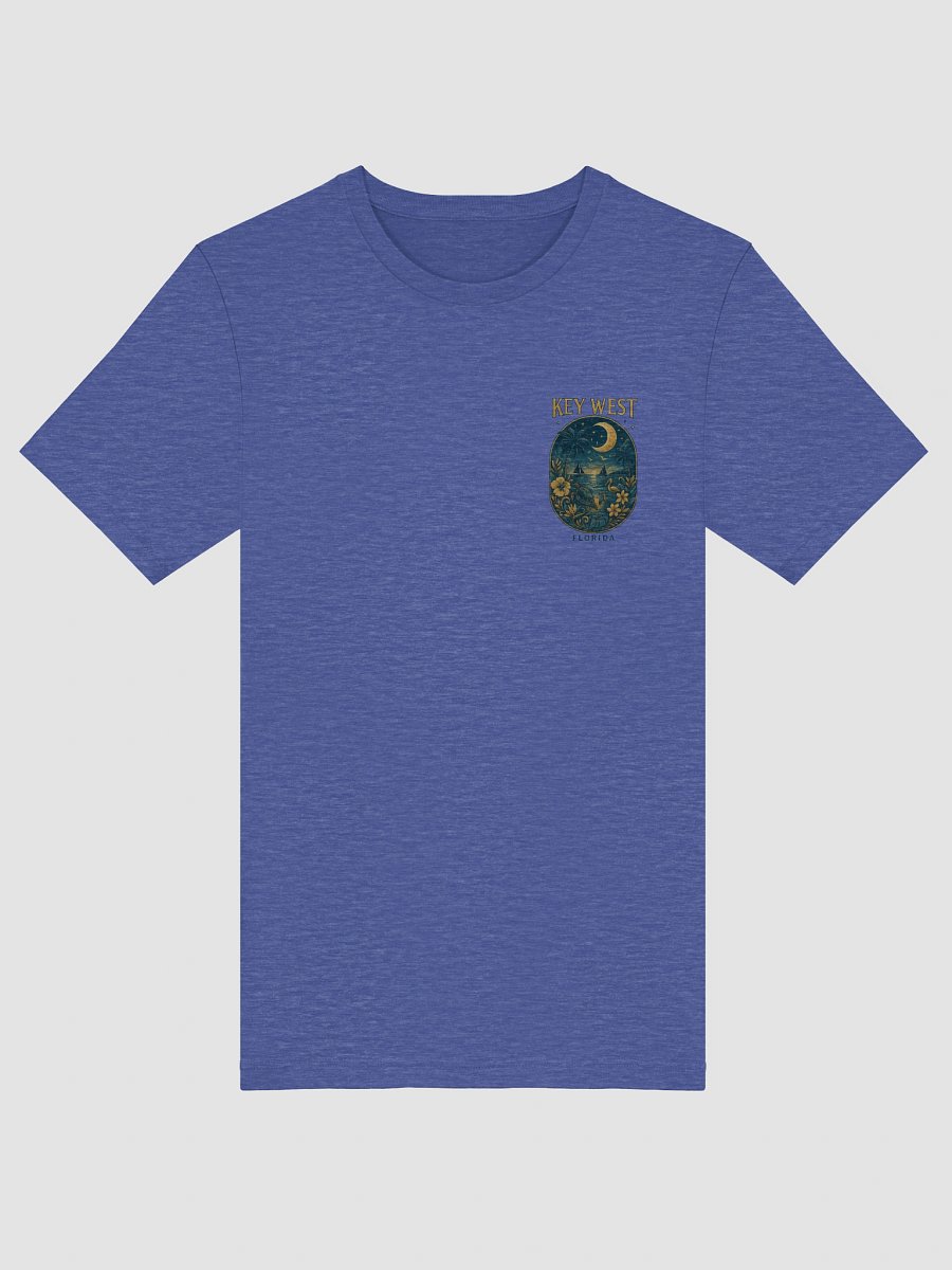 Key West Tropical T-Shirt Ultra Soft Tee with Moonlight Scene product image (5)