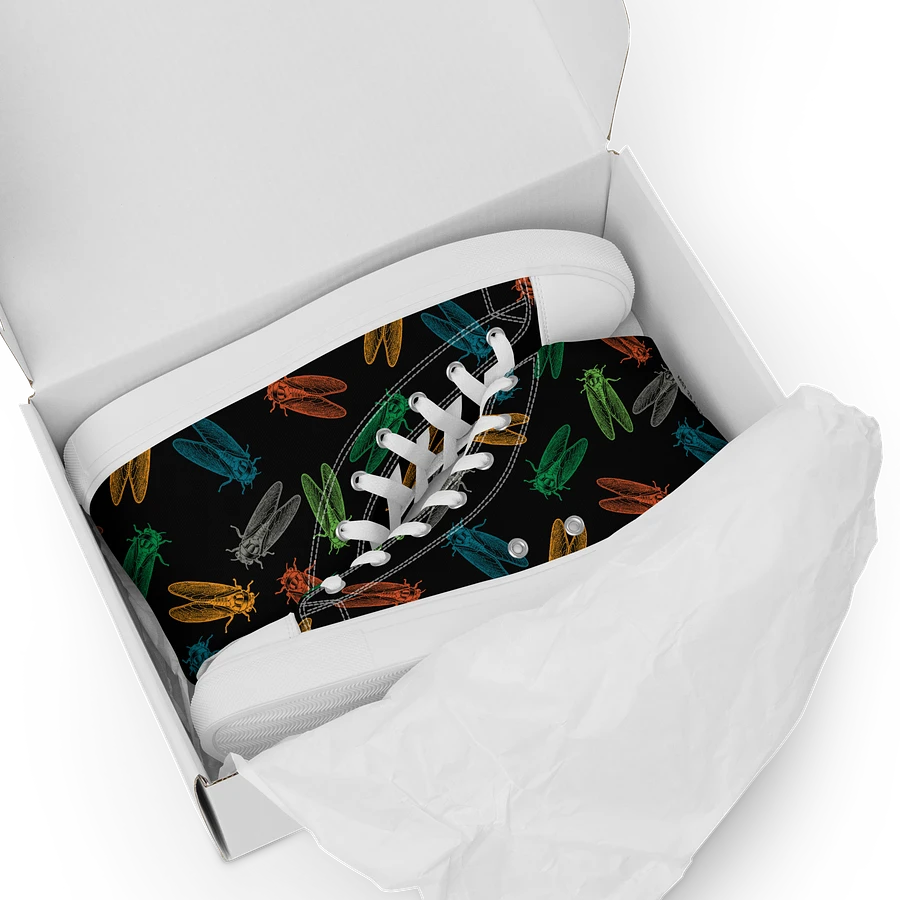 All Over Confetti Cicadas High Top Sneakers (Women’s) Image 8