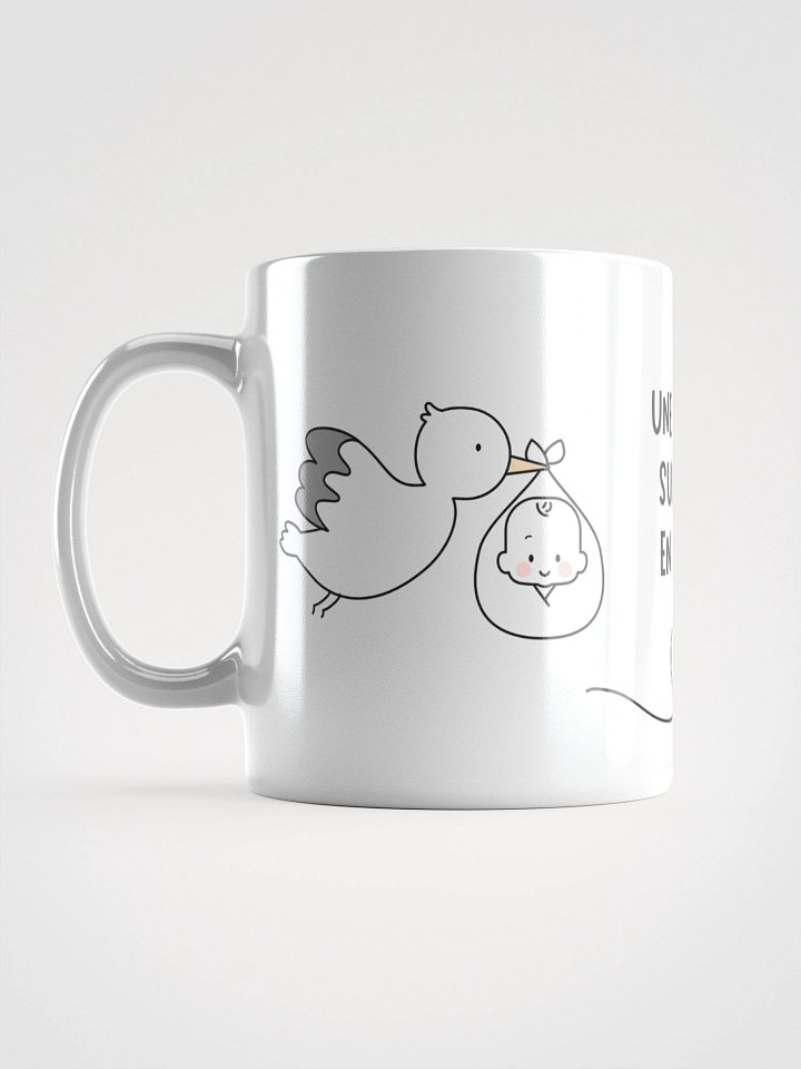 Mug Blanc - Une Douce Surprise en Route- Cigogne Annonce Naissance - Cadeau Original product image (2)