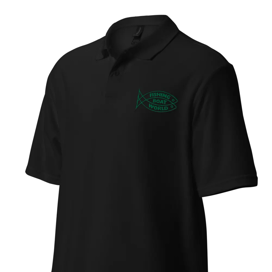 Fishing Boat World Logo Polo product image (7)