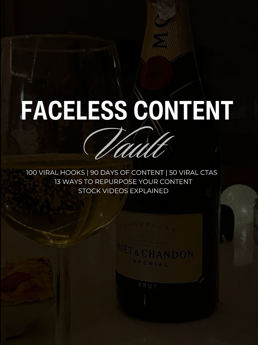 Faceless Content Vault product image (1)