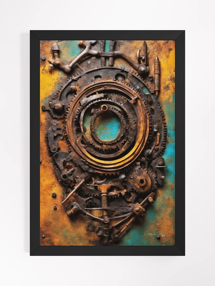 Unique Design Rusty Iron Wall Painting: Add Character to Your Space product image (2)