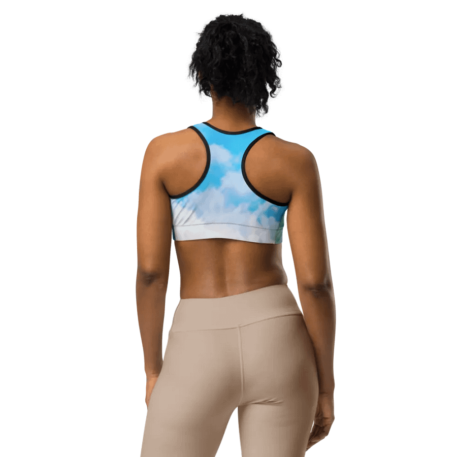 Blur cloud rainbow Design Sports Bra - V6 product image (5)