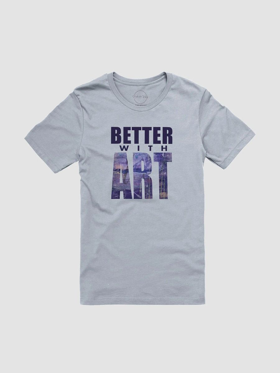 BETTER WITH ART indigo horizon tee product image (2)