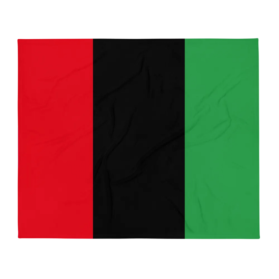 Red Black Green Patterned Blanket product image (2)