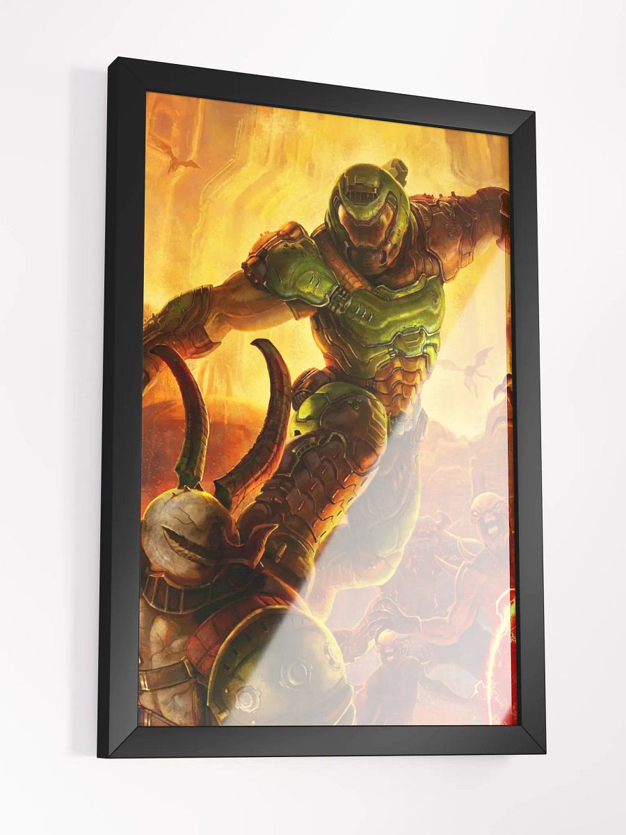Doom Slayer: Argent Facility (Destroyed) Framed Print product image (3)