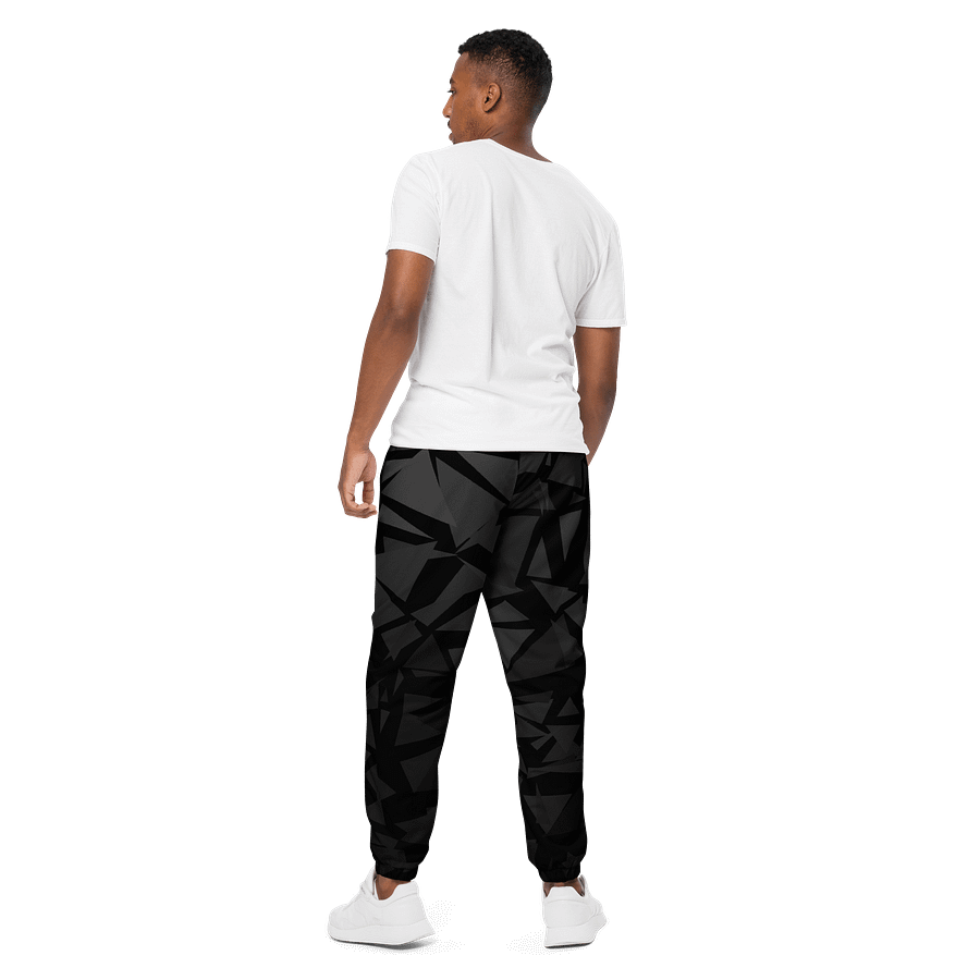MM HOOPS BLACK X RED TRACK PANTS product image (6)