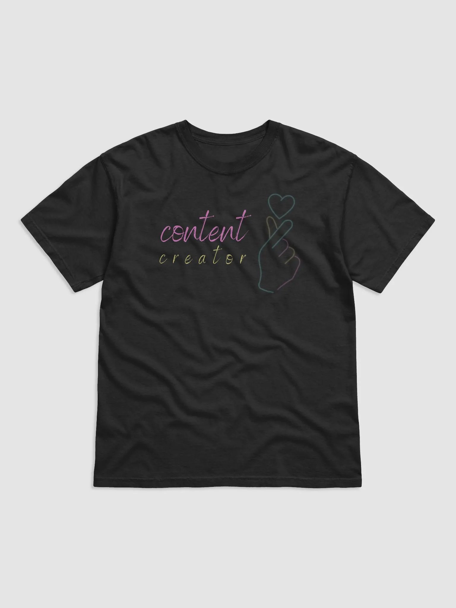 Neon Content Creator Graphic Tee product image (2)