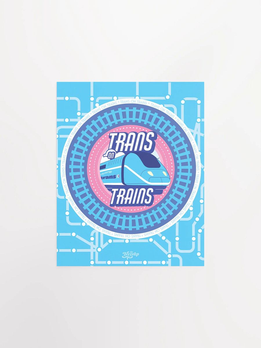 Trans on Trains 8x10 poster product image (1)