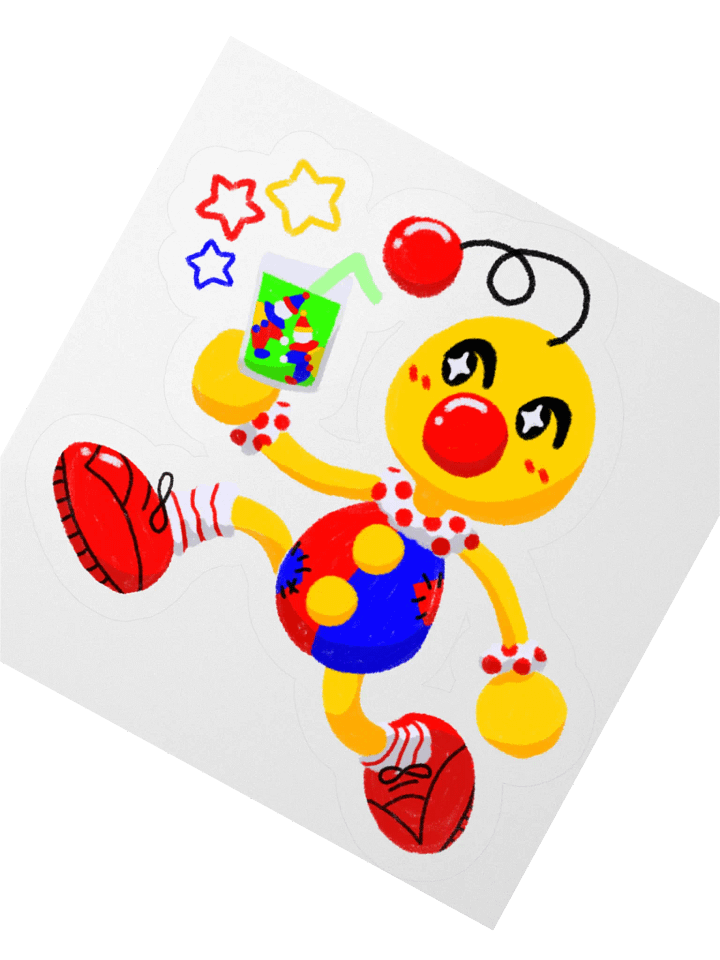 Boyoyoing Dash Sparkles Sticker product image (2)