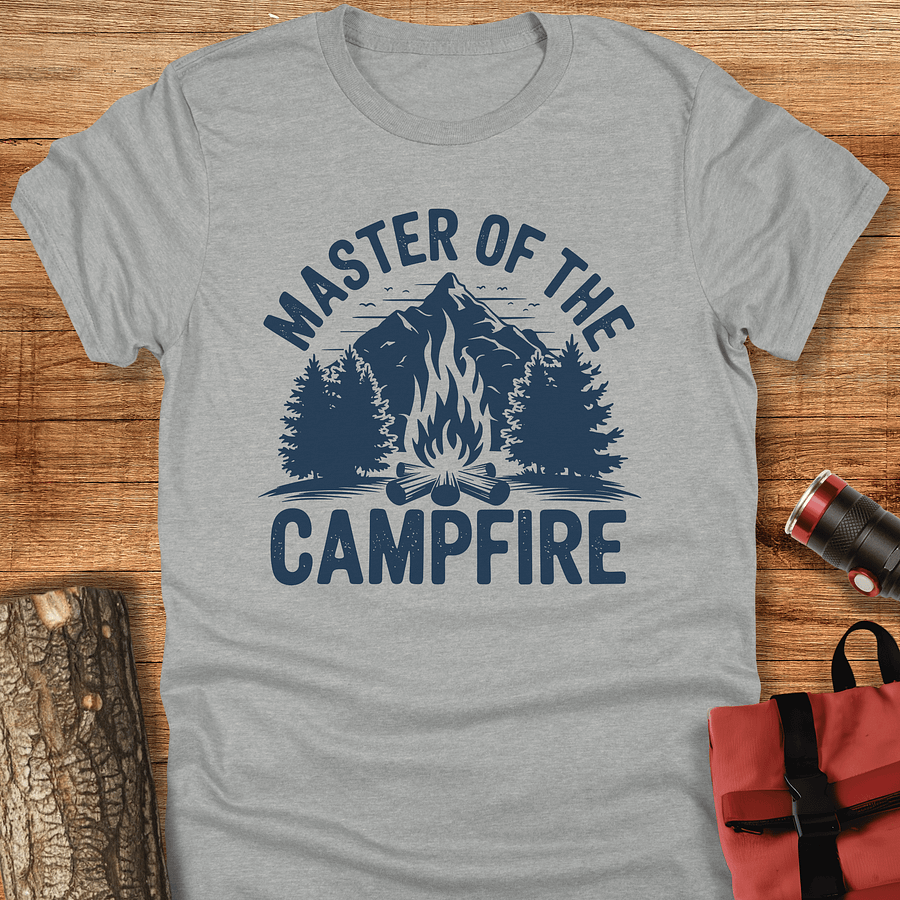 Master of the campfire, Camping t-shirt, Unisex product image (1)