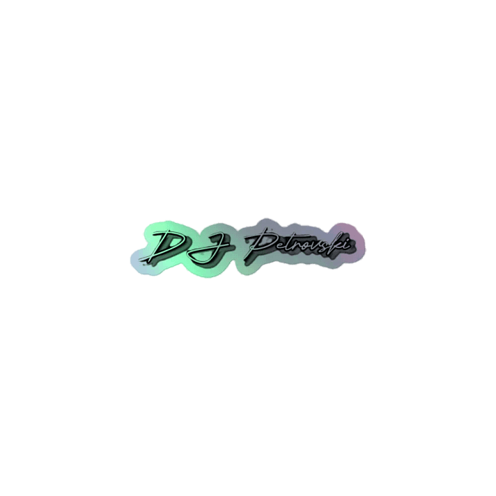 DJ Petrovski Holographic Sticker product image (1)