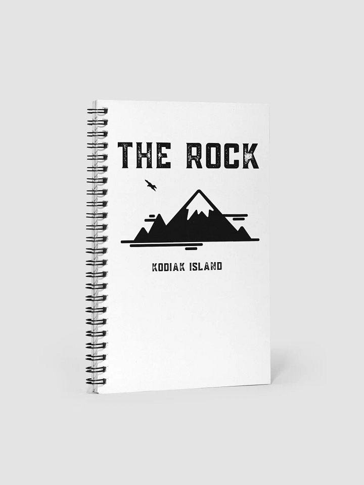 The Rock Sprial Notebook (Black) product image (1)