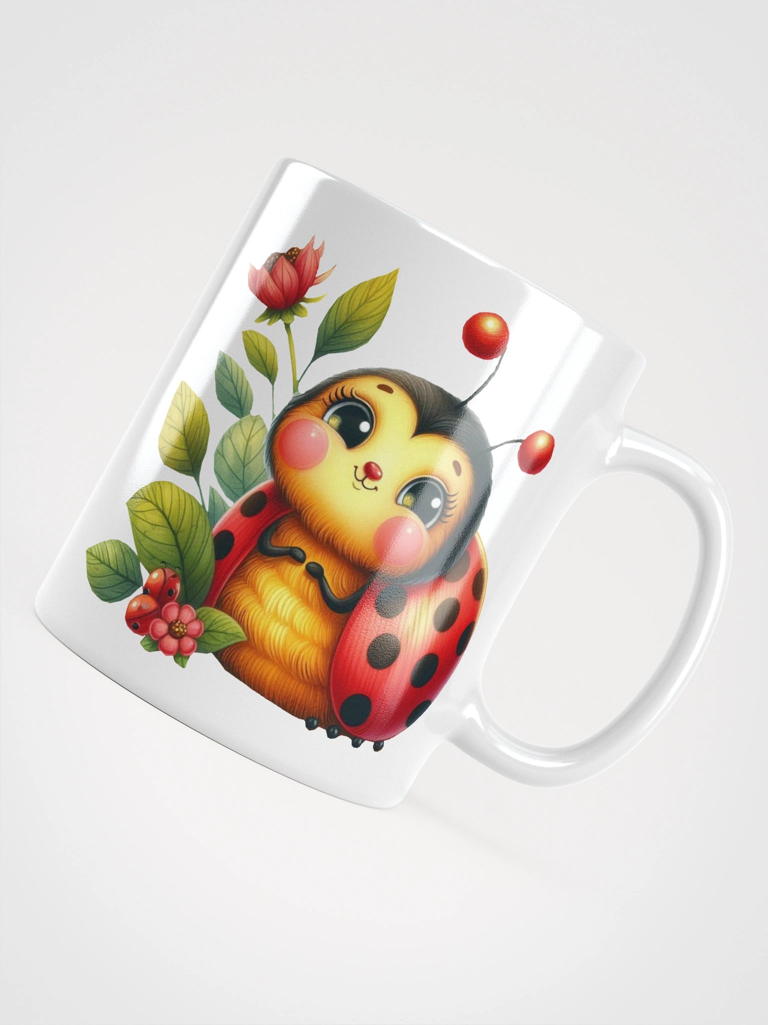 Happy Ladybug Mug product image (10)