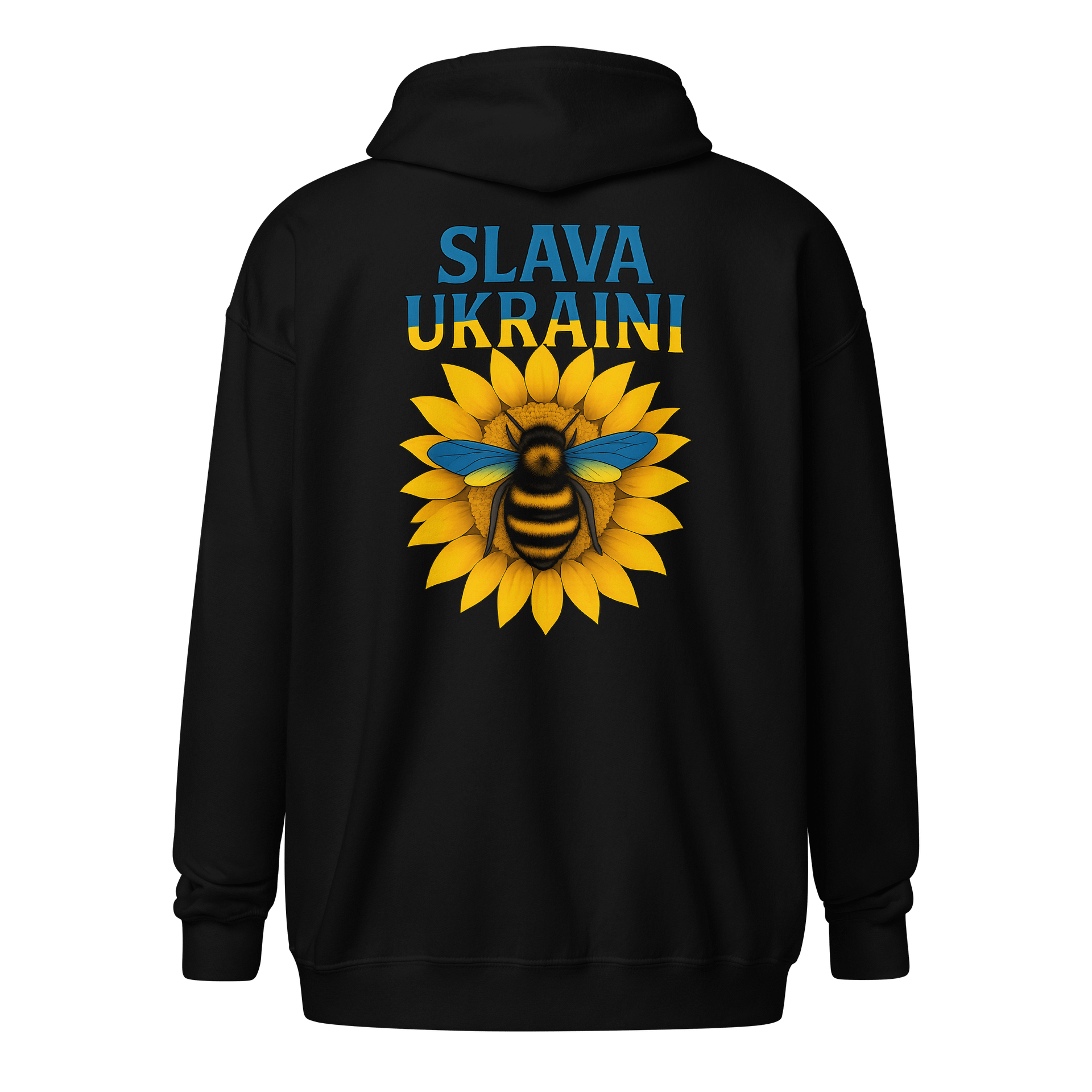 Sunflower and Bee Zip Hoodie product image (1)