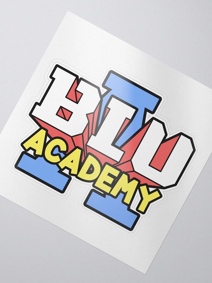 Blu A Comic Logo Sticker product image (2)