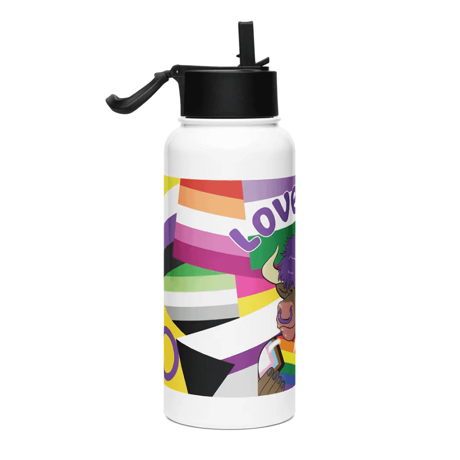 "Love Wins (Pride Flags Edition)" SS Water Bottle product image (4)