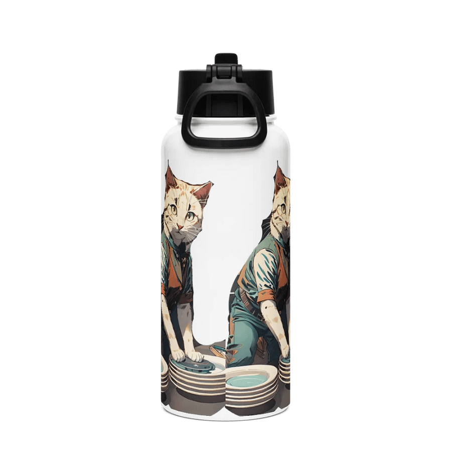 Purr-fectly Practical Stainless Steel Bottle product image (2)