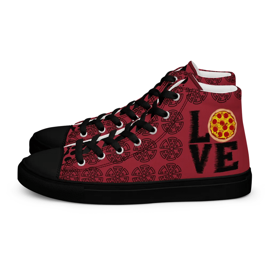 Love Pizza High Top Red/Black Male product image (2)