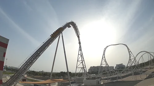 Flying Aces doesn't get talked about enough... 🗣

This huge Intamin wing coaster is the stand-out attraction at Ferrari World...