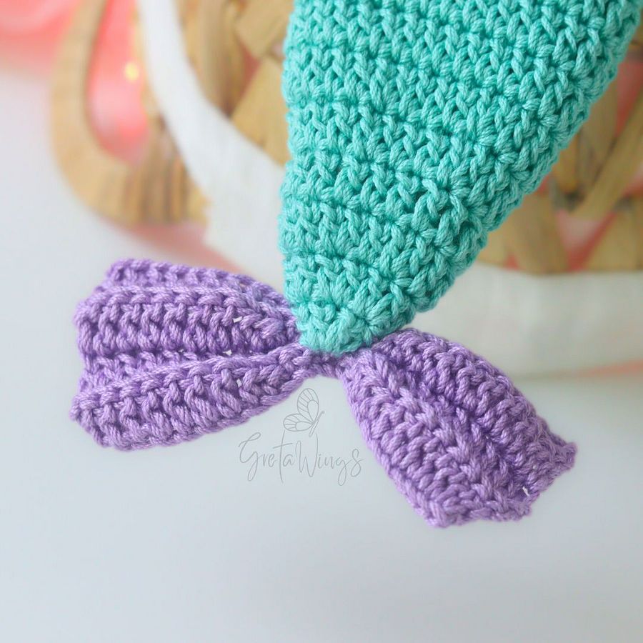 Cuqui Mermaid Amigurumi PDF Pattern: Exclusive Design to Crochet Your Ideal Mermaid (Digital Download) product image (7)