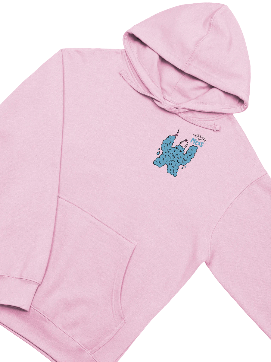 WLS Hoodie with print 'Embrace the mess' product image (3)