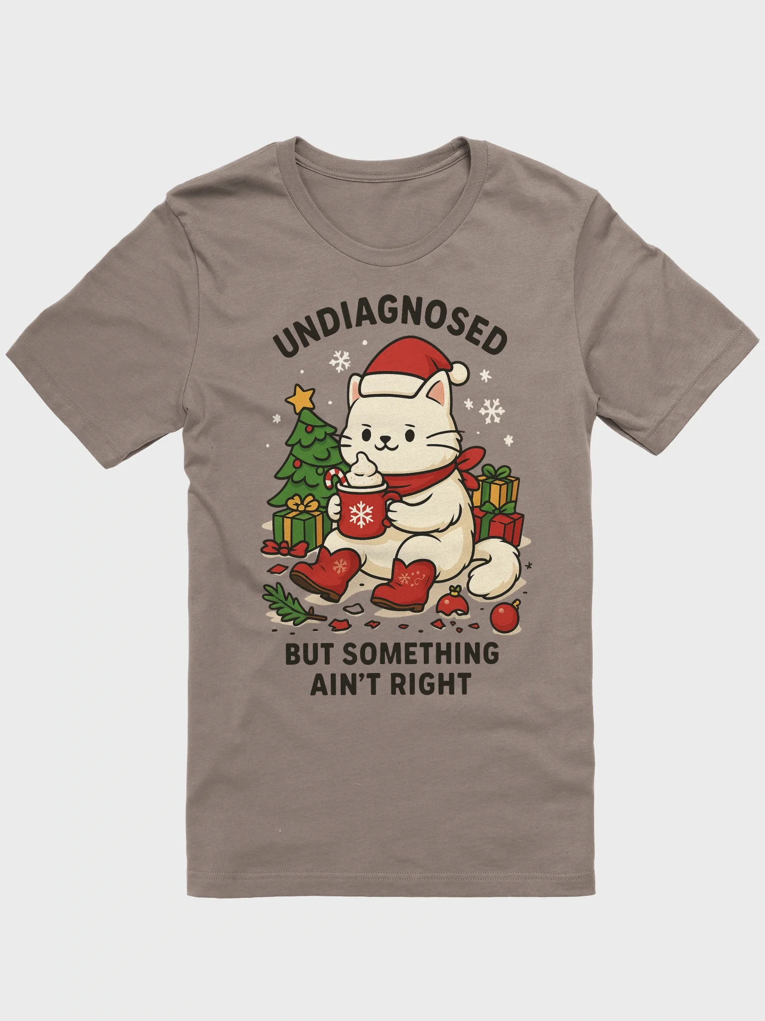 Christmas Cat Undiagnosed T-Shirt product image (14)
